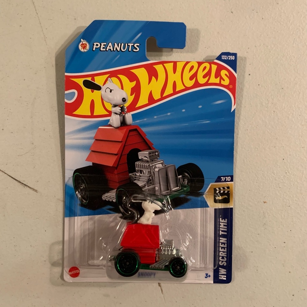 Hot Wheels Snoopy screen time